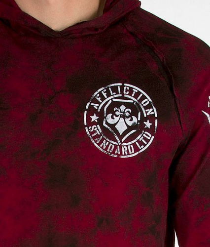 Affliction Radar Hoodie - Red photo